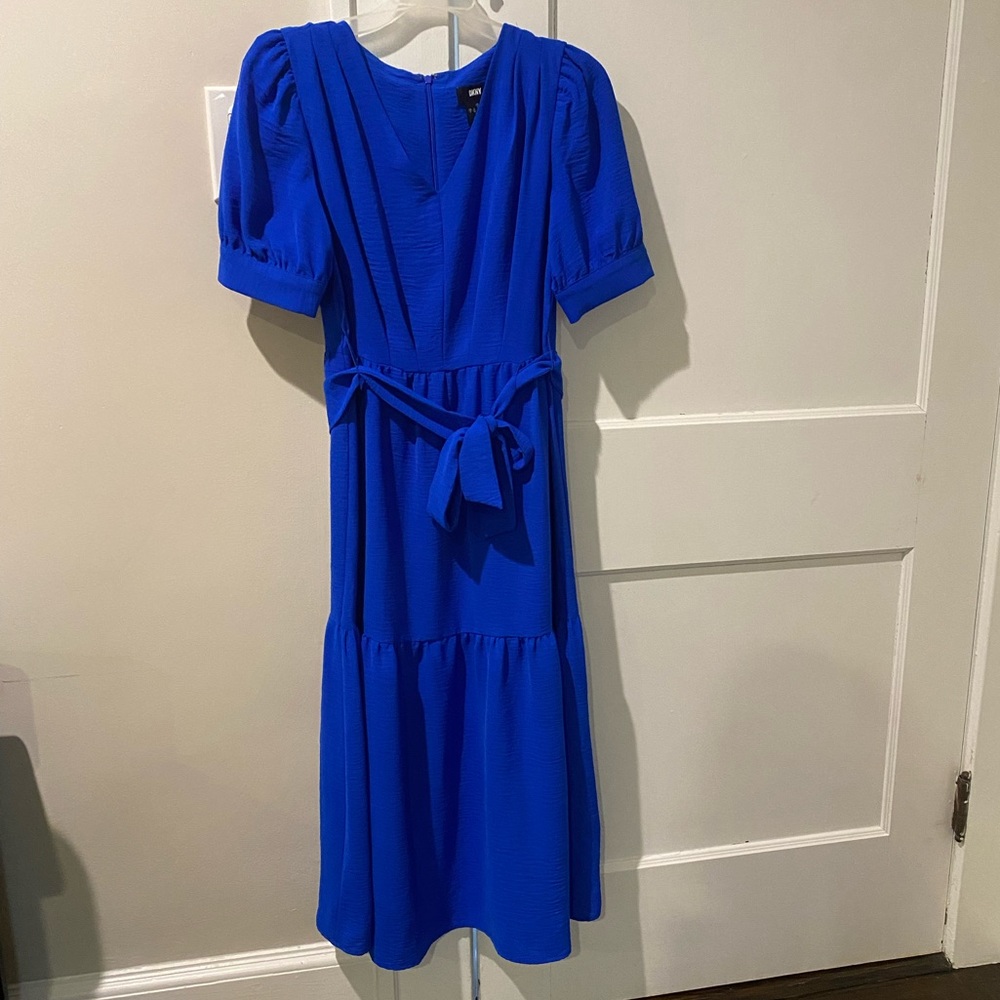 DKNY royal blue dress, size 4, EUC